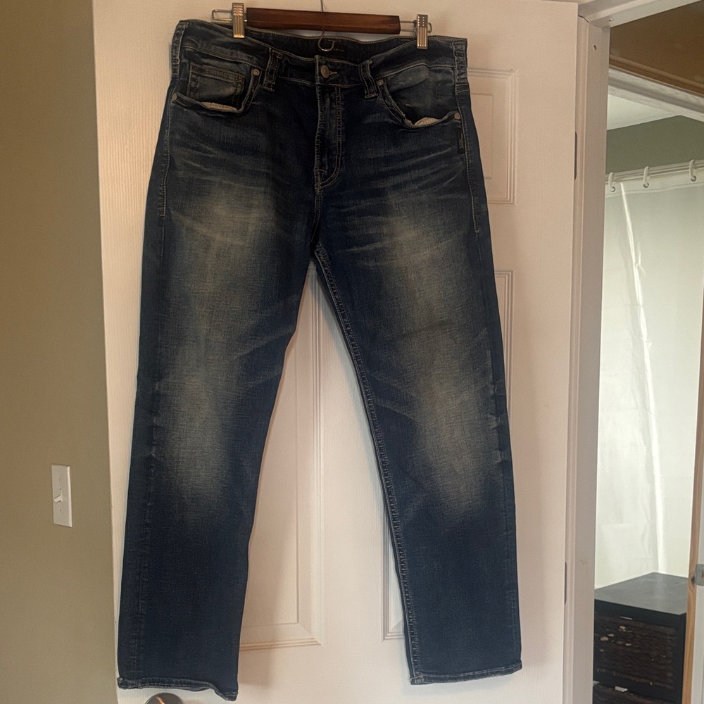 Men’s Silver Brand Eddie jeans